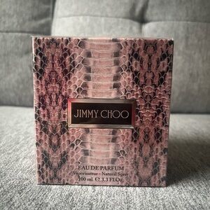 Jimmy Choo Pink and Black Snake Pattern Eau de Parfum